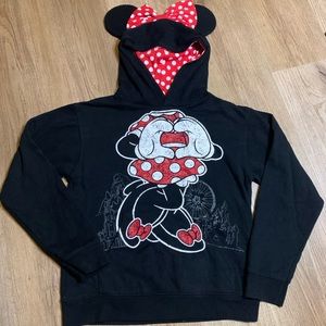 Minnie Mouse hoodie with ears